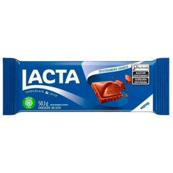 CHOCOLATE LACTA AO LEITE 50,1G