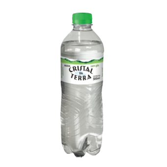 ÁGUA CRISTAL TERRA C/ GAS 500ML