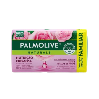 SABONETE PALMOLIVE LEITE E PETALAS DE ROSAS 150G
