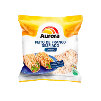 FRANGO COZIDO DESFIADO AURORA 360G
