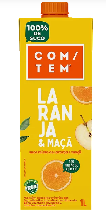 COM/TEM SUCO LARANJA 1L CARTONADO 
