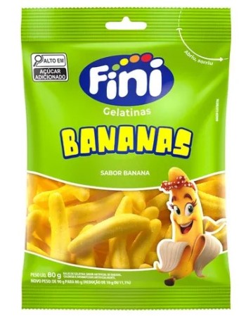 BALA GEL FINI BANANAS 80G