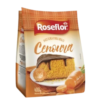 MISTURA PARA BOLO ROSEFLOR CENOURA 350G