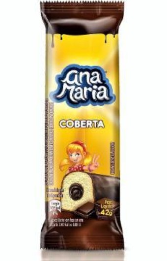 BOLINHO ANA MARIA COBERT CHOCOLATE 42G