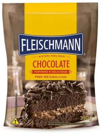 MISTURA DE BOLO CHOCOLATE FLEISCHMANN 390G