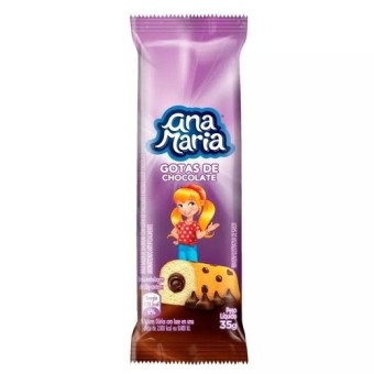 BOLINHO ANA MARIA GOTAS CHOCOLATE 35G