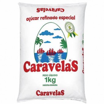 ACUCAR CARAVELAS REFINADO 1KG