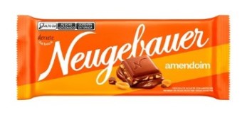 BARRA CHOCOLATE NEUGEBAUER AMENDOIM 80G