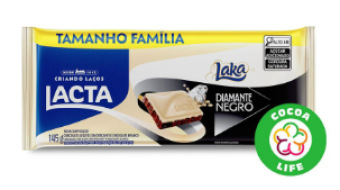BARRA DE CHOCOLATE LACTA DIAMANTE LAKA 145G