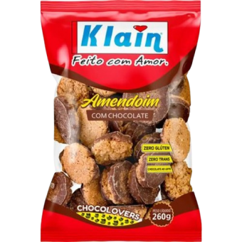 BISCOITO DE AMENDOIM COM CHOCOLATE TEMABI 260G