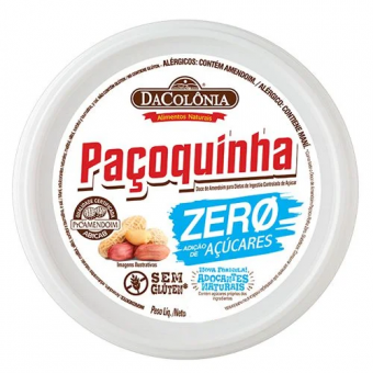 PAÇOQUINHA DA COLONIA ZERO AÇUCAR 102G