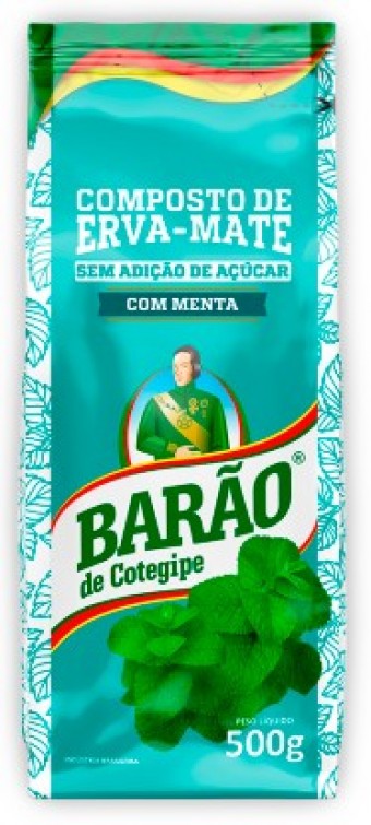 ERVA MATE BARAO COMPOSTO C/ MENTA 500G