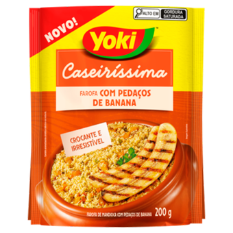 FAROFA YOKI CASEIRISSIMA BANANA 200G
