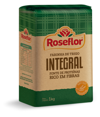 FARINHA TRIGO INTEGRAL ROSEFLOR 1KG