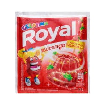 GELATINA ROYAL MORANGO 25G