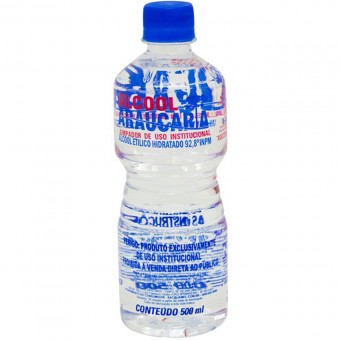 ALCOOL ARAUCARIA 92,8INPM 500ML