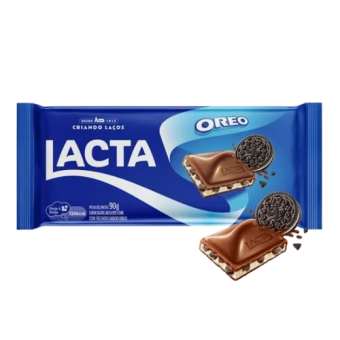CHOCOLATE EM BARRA LACTA OREO 90G