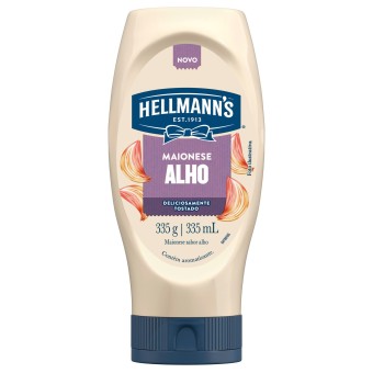 MAIONESE HELLMANNS SQZ 1X335G ALHO