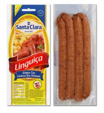 LINGUIÇA CALABRESA FINA DEFUMADA SANTA CLARA KG