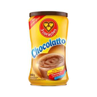 CHOCOLATTO 3CORACOES LATA 350G