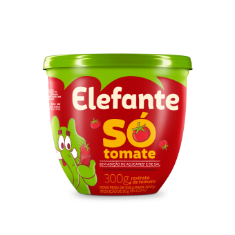 EXTRATO ELEFANTE SO TOMATE 300G