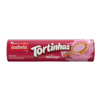 BISCOITO ISABELA TORTINHAS MORANGO 140G