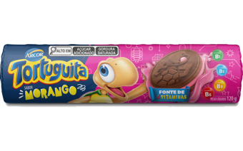 BISCOITO RECH TORTUGUITA MORANGO 120G