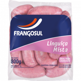 LINGUICA MISTA FRANGOSUL CONGELADA 800G