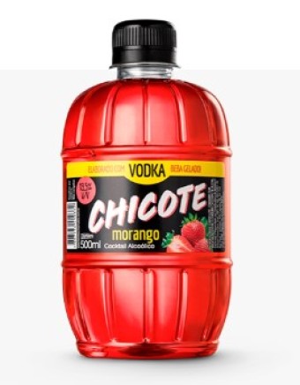 CHICOTE  MORANGO 500ML