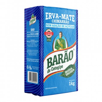 ERVA MATE BARAO MOIDA GROSSA VACUO 1KG