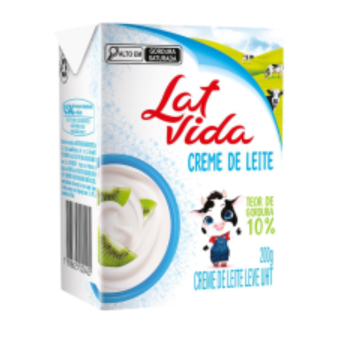 CREME DE LEITE LATVIDA 200G