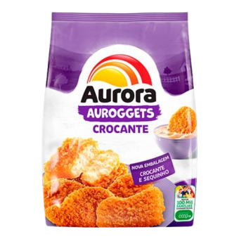 FRANGO EMPANADO AUROGGETS CROCANTE CONG 275G