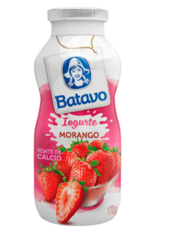 IOGURTE BATAVO MORANGO 170G