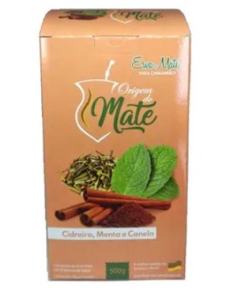 ERVA MATE ORIGEM DO MATE CIDREIRA MENTA CANELA 500G