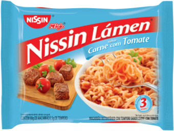 LAMEN NISSIN CARNE C/TOMATE 85G