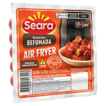 SALSICHA DEFUMADA AIR FRYER SEARA 250G
