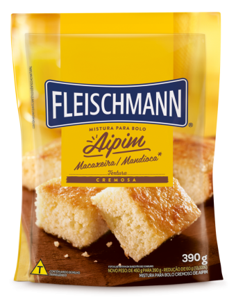 MISTURA DE BOLO AIPIM FLEISCHMANN 390G