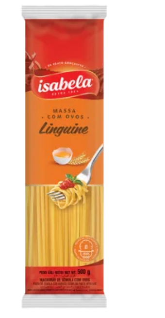 MASSA ISABELA LINGUINE C/ OVOS 500G