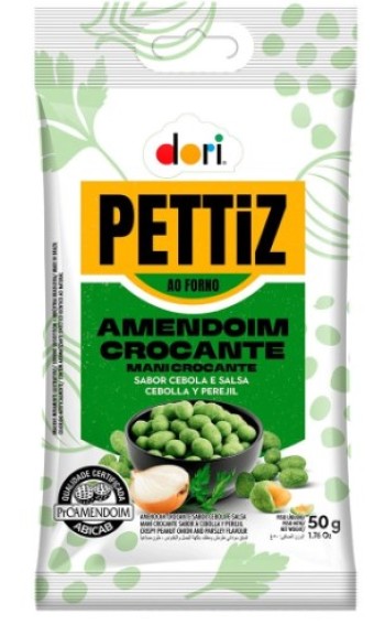 AMENDOIM DORI CEBOLA E SALSA  50G