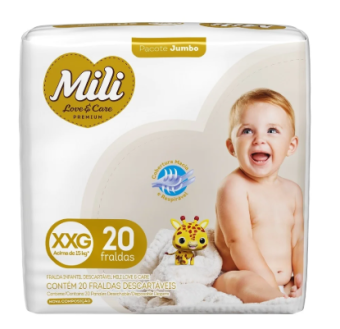 FRALDA LOVECARE JUMBO XXG 9X20