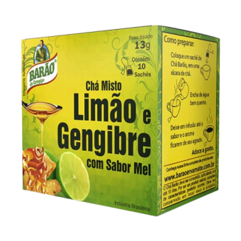 CHA BARAO LIMAO E GENGIBRE 13g