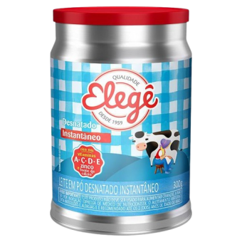 LEITE EM PO DESNATADO LATA ELEGE 300G
