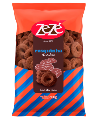 BISCOITO ZEZE ROSQUINHA CHOCOLATE 300G