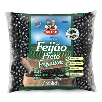 FEIJAO PRETO PREMIUM FRITZ&FRIDA 500G