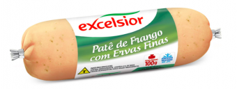 PATÊ DE FRANGO C/ ERVAS FINAS EXCELSIOR 100G