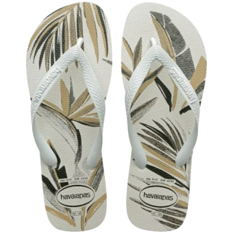 HAVAIANAS SAND ALOHA BRANCO/BR/VERDE OLIVE 39/40