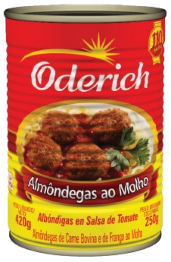 ALMONDEGAS AO MOLHO ODERICH 420G