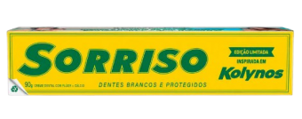 CREME DENTAL SORRISO KOLYNOS DENTES BRANCOS 90G