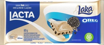 CHOCOLATE EM BARRA LACTA OREO LAKA 80G