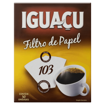 FILTRO PAPEL IGUACU 103/30 REDUZIDO DESAGRUPADO 40X30 UNIDADES